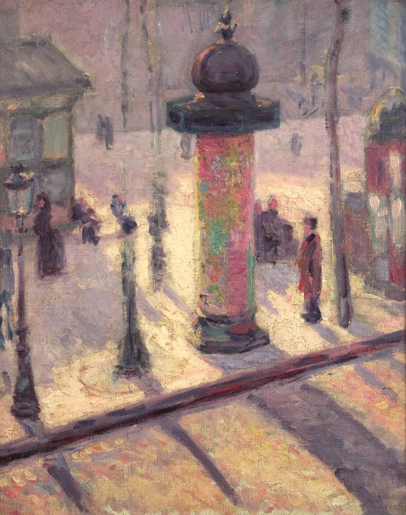 Chiosco sul Boulevard Clichy, 1886